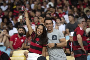 Rio de Janeiro (RJ), 15 / 09 / 2024 - FLAMENGO X VASCO - Brezilya Maracan Şampiyonası için Flamengo x Vasco ile maç.        