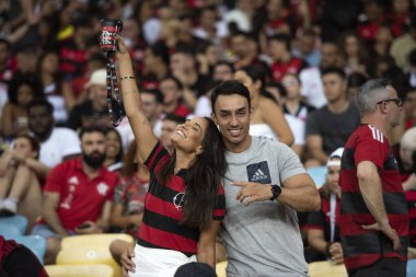 Rio de Janeiro (RJ), 15 / 09 / 2024 - FLAMENGO X VASCO - Brezilya Maracan Şampiyonası için Flamengo x Vasco ile maç.        