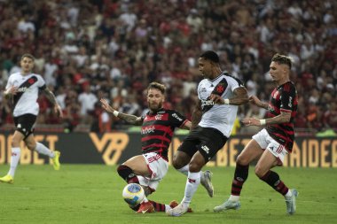 Rio de Janeiro (RJ), 15 / 09 / 2024 - FLAMENGO X VASCO - Brezilya Maracan Şampiyonası için Flamengo x Vasco ile maç.        