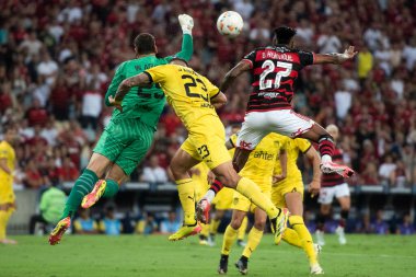 Rio de Janeiro (RJ), 19 / 09 / 2024 - FLAMENGO X PEAROL (URU) - Maracana 'daki Conmebol Libertadores' in Flamengo x Pearol (URU) ile eşleşme.      