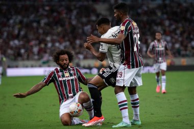 Rio de Janeiro (RJ), 18 / 09 / 2024 - FLUMINENSE X ATLETICO MG - Maracana 'daki Conmebol Libertadores' in Fluminense x Atletico MG 'si arasında maç.                