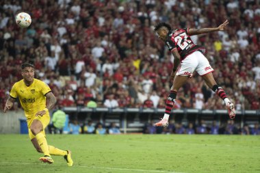 Rio de Janeiro (RJ), 19 / 09 / 2024 - FLAMENGO X PEAROL (URU) - Maracana 'daki Conmebol Libertadores' in Flamengo x Pearol (URU) ile eşleşme.      