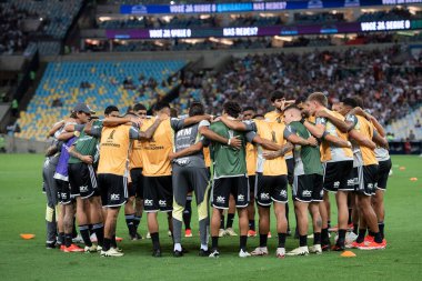 Rio de Janeiro (RJ), 18 / 09 / 2024 - FLUMINENSE X ATLETICO MG - Maracana 'daki Conmebol Libertadores' in Fluminense x Atletico MG 'si arasında maç.                