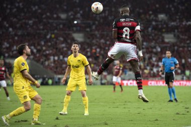 Rio de Janeiro (RJ), 19 / 09 / 2024 - FLAMENGO X PEAROL (URU) - Maracana 'daki Conmebol Libertadores' in Flamengo x Pearol (URU) ile eşleşme.      