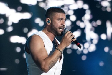 Rio de Janeiro (RJ), 21 / 09 / 2024 - ROCK IN RIO-BRASIL - Şarkıcılar Zeca Pagodinho, Diogo Nogureira, Xande Pilares, Jorge Arago, Alcione ve Maria Rita, Rock In Rio Brasil Festivali 'nin altıncı gününde Para Sempre Samba' yı sunar         