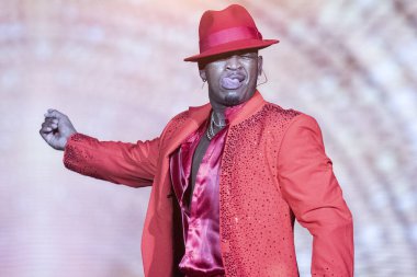 Rio de Janeiro, Rio de Janeiro, Brasil - 22 Eylül 2024: Rio 'da Rock' ın yedinci senesi Rock 'ın 40 yıllık kentinde.       