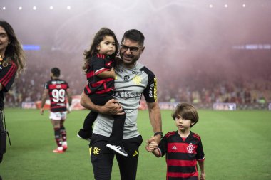 Rio de Janeiro, Rio de Janeiro, Brezilya - Ekim 02, 2024. Flamengo x Corinthians Maracana Stadyumu 'nda.            