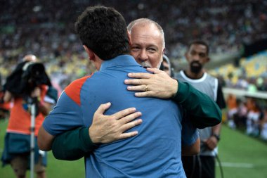 Rio de Janeiro, Rio de Janeiro, Brezilya - Ekim 03, 2024. Fluminense x Cruzeiro Maracana Stadyumu.               