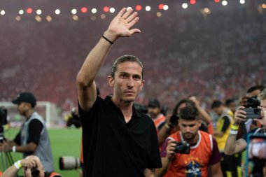 Rio de Janeiro, Rio de Janeiro, Brezilya - Ekim 02, 2024. Flamengo x Corinthians Maracana Stadyumu 'nda.            