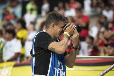 Rio de Janeiro, Rio de Janeiro, Brezilya - Ekim 02, 2024. Flamengo x Corinthians Maracana Stadyumu 'nda.            
