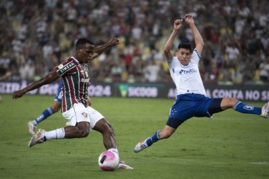 Rio de Janeiro, Rio de Janeiro, Brezilya - Ekim 03, 2024. Fluminense x Cruzeiro Maracana Stadyumu.               
