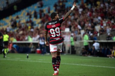 Rio de Janeiro, Rio de Janeiro, Brezilya - Ekim 02, 2024. Flamengo x Corinthians Maracana Stadyumu 'nda.            