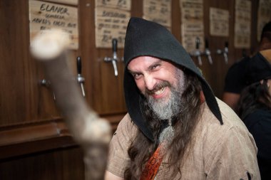 Rio de Janeiro, Rio de Janeiro, Brezilya - 13 Ekim 2024. Dela Biere Dünya Kupası 2024, Pier Maua 'daki en büyük bira festivali..          