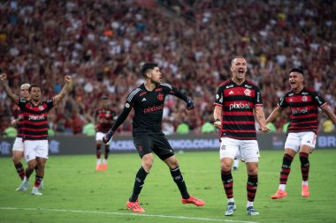 Rio de Janeiro (RJ), 17 / 10 / 2024 - FLAMENGO X FLUMINENSE - Brezilya Şampiyonası için Flamengo x Fluminense at Maracan.            