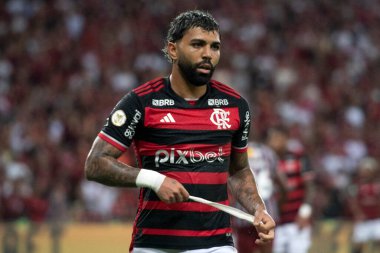 Rio de Janeiro (RJ), 17 / 10 / 2024 - FLAMENGO X FLUMINENSE - Brezilya Şampiyonası için Flamengo x Fluminense at Maracan.            