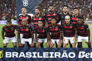 Rio de Janeiro (RJ), 17 / 10 / 2024 - FLAMENGO X FLUMINENSE - Brezilya Şampiyonası için Flamengo x Fluminense at Maracan.            