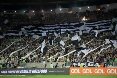 Rio de Janeiro, Rio de Janeiro, Brezilya - 18 Ekim 2024. Maracana Stadyumunda Botafogo x Criciuma.            