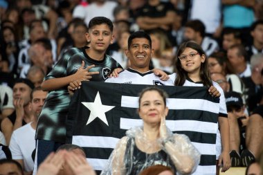 Rio de Janeiro, Rio de Janeiro, Brezilya - 18 Ekim 2024. Maracana Stadyumunda Botafogo x Criciuma.            