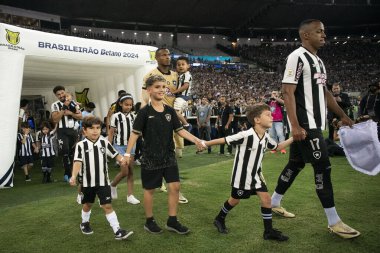 Rio de Janeiro, Rio de Janeiro, Brezilya - 18 Ekim 2024. Maracana Stadyumunda Botafogo x Criciuma.            