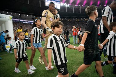 Rio de Janeiro, Rio de Janeiro, Brezilya - 18 Ekim 2024. Maracana Stadyumunda Botafogo x Criciuma.            