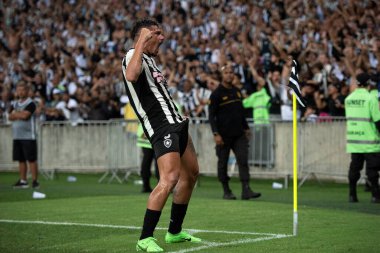 Rio de Janeiro, Rio de Janeiro, Brezilya - 18 Ekim 2024. Maracana Stadyumunda Botafogo x Criciuma.            