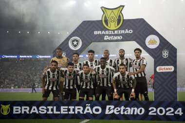 Rio de Janeiro, Rio de Janeiro, Brezilya - 18 Ekim 2024. Maracana Stadyumunda Botafogo x Criciuma.            