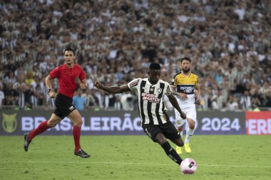 Rio de Janeiro, Rio de Janeiro, Brezilya - 18 Ekim 2024. Maracana Stadyumunda Botafogo x Criciuma.            