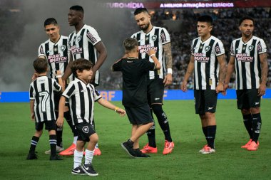 Rio de Janeiro, Rio de Janeiro, Brezilya - 18 Ekim 2024. Maracana Stadyumunda Botafogo x Criciuma.            