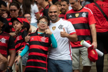 Rio de Janeiro (RJ), 26 / 10 / 2024 - FLAMENGO X JUVENTUDE - Maracan 'daki Brezilya Şampiyonası için Flamengo x Juventude arasındaki maç.           