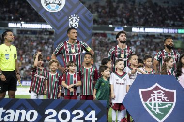 Rio de Janeiro (RJ), 11 / 01 / 2024 - FLUMINENSE X GREMIO - Brezilya Şampiyonası için Maracan 'da Fluminense x Gremio arasında maç.                     