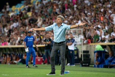 Rio de Janeiro (RJ), 11 / 01 / 2024 - FLUMINENSE X GREMIO - Brezilya Şampiyonası için Maracan 'da Fluminense x Gremio arasında maç.                     