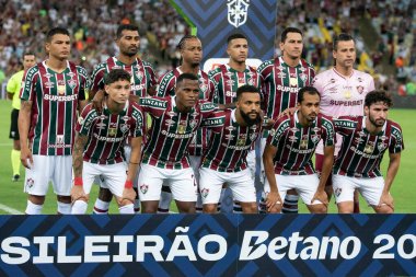 Rio de Janeiro (RJ), 11 / 01 / 2024 - FLUMINENSE X GREMIO - Brezilya Şampiyonası için Maracan 'da Fluminense x Gremio arasında maç.                     