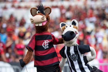 Rio de Janeiro (RJ), 03 / 11 / 2024 - FLAMENGO X ATLETICO MG - Maracana 'daki Brezilya Kupası finali için Flamengo x Atletico MG arasında maç.                         