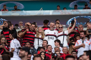 Rio de Janeiro (RJ), 03 / 11 / 2024 - FLAMENGO X ATLETICO MG - Maracana 'daki Brezilya Kupası finali için Flamengo x Atletico MG arasında maç.                         