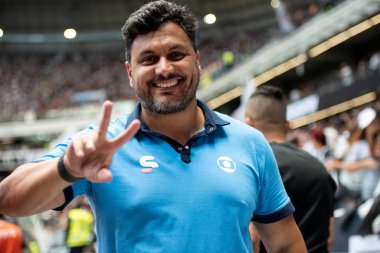 Rio de Janeiro (RJ), 10 / 11 / 2024 - FLAMENGO X ATLETICO MG - Atletico MG x Flamengo Brezilya Kupası finalinin ikinci maçı MRV Arena 'da.                       