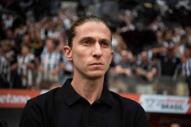 Rio de Janeiro (RJ), 10 / 11 / 2024 - FLAMENGO X ATLETICO MG - Atletico MG x Flamengo Brezilya Kupası finalinin ikinci maçı MRV Arena 'da.                       