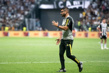 Rio de Janeiro (RJ), 10 / 11 / 2024 - FLAMENGO X ATLETICO MG - Atletico MG x Flamengo Brezilya Kupası finalinin ikinci maçı MRV Arena 'da.                       
