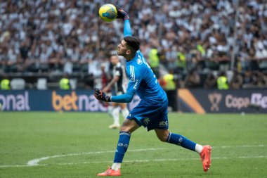 Rio de Janeiro (RJ), 10 / 11 / 2024 - FLAMENGO X ATLETICO MG - Atletico MG x Flamengo Brezilya Kupası finalinin ikinci maçı MRV Arena 'da.                       