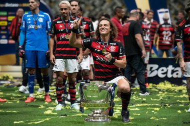 Rio de Janeiro (RJ), 10 / 11 / 2024 - FLAMENGO X ATLETICO MG - Atletico MG x Flamengo Brezilya Kupası finalinin ikinci maçı MRV Arena 'da.                       
