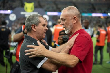 Rio de Janeiro, Rio de Janeiro, Brezilya - 26 Kasım 2024. Brezilya Şampiyonası için Fluminense x Criciuma.                    