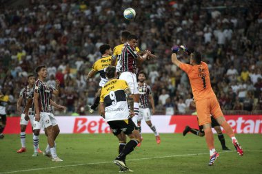 Rio de Janeiro, Rio de Janeiro, Brezilya - 26 Kasım 2024. Brezilya Şampiyonası için Fluminense x Criciuma.                    