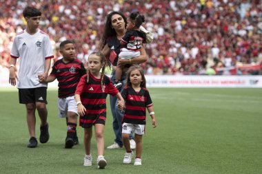 Rio de Janeiro (RJ), 01 / 12 / 2024 - FLAMENGO X INTERNACIONAL - Maracan 'daki Brezilya Şampiyonası için Flamengo x Internacional.                                 