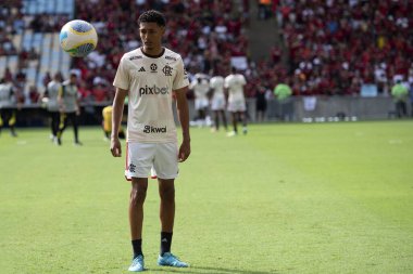 Rio de Janeiro (RJ), 01 / 12 / 2024 - FLAMENGO X INTERNACIONAL - Maracan 'daki Brezilya Şampiyonası için Flamengo x Internacional.                                 