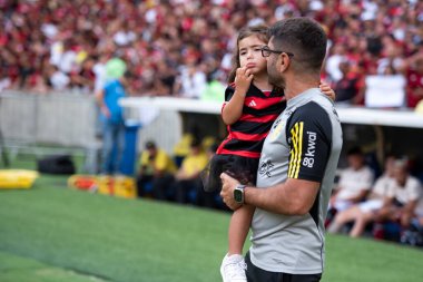 Rio de Janeiro (RJ), 01 / 12 / 2024 - FLAMENGO X INTERNACIONAL - Maracan 'daki Brezilya Şampiyonası için Flamengo x Internacional.                                 