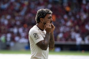 Rio de Janeiro (RJ), 01 / 12 / 2024 - FLAMENGO X INTERNACIONAL - Maracan 'daki Brezilya Şampiyonası için Flamengo x Internacional.                                 