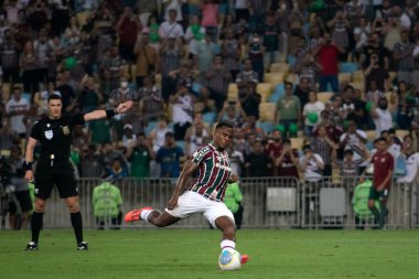 Rio de Janeiro, Rio de Janeiro, Brezilya - 05 Aralık 2024. Brezilya şampiyonluğu için Fluminense x Cuiaba.                   