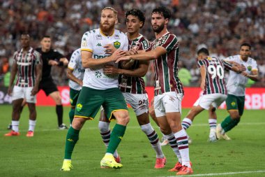 Rio de Janeiro, Rio de Janeiro, Brezilya - 05 Aralık 2024. Brezilya şampiyonluğu için Fluminense x Cuiaba.                   
