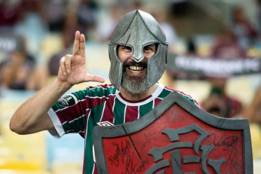 Rio de Janeiro, Rio de Janeiro, Brezilya - 05 Aralık 2024. Brezilya şampiyonluğu için Fluminense x Cuiaba.                   