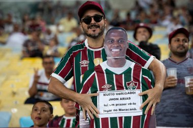 Rio de Janeiro, Rio de Janeiro, Brezilya - 05 Aralık 2024. Brezilya şampiyonluğu için Fluminense x Cuiaba.                   
