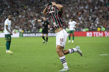 Rio de Janeiro, Rio de Janeiro, Brezilya - 05 Aralık 2024. Brezilya şampiyonluğu için Fluminense x Cuiaba.                   